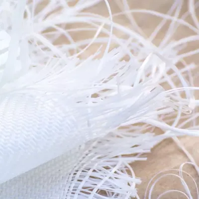 Bundle of durable glass fibers created using SILEX glass grade ground silica sand made from industrial high quality quartz feed stock.