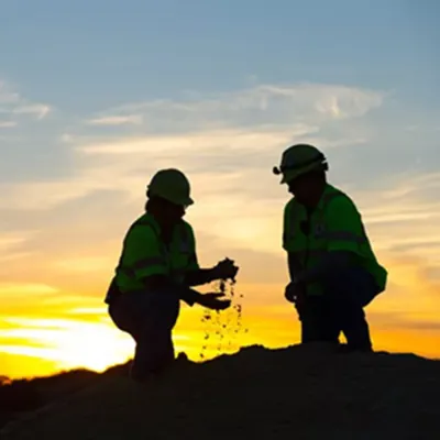 Two workers