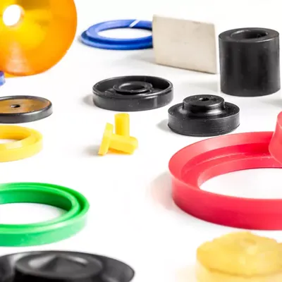 Grow your business image: Collection of rubber, plastic, and silicone gaskets, rings, parts used in plastics, silicone, and elastomers applications.