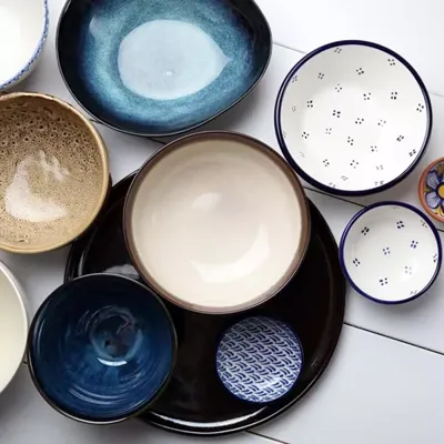 Selection of beautiful earthenware and ceramicware using ROYAL kaolin slurry for the ideal mix of chemistry, reheology and particle size distribution.